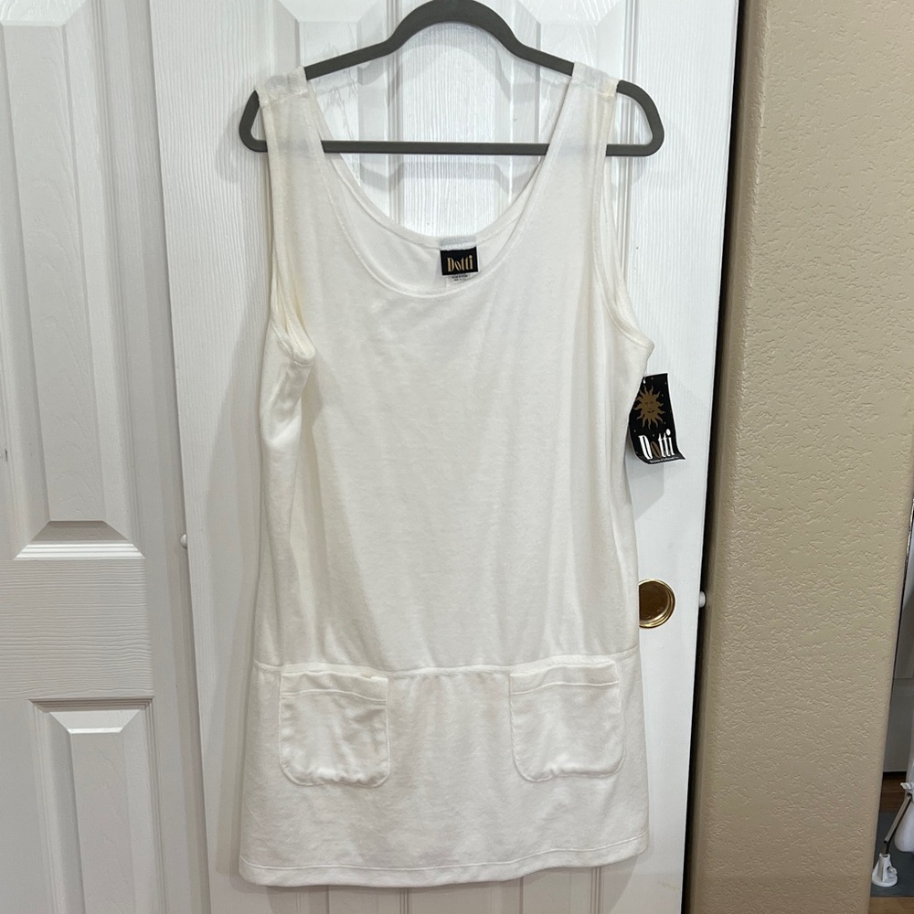 Dotti terrycloth coverup size large